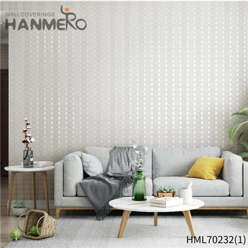 HANMERO Non-woven Removable Study Room Deep Embossed European Geometric 0.53*10M wallpaper room