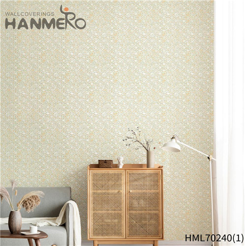 HANMERO Non-woven European Geometric Deep Embossed Removable Study Room 0.53*10M wallcoverings wallpaper