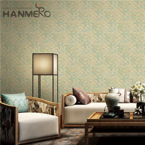 HANMERO Non-woven Removable European Deep Embossed Geometric Study Room 0.53*10M bedroom wallpaper websites