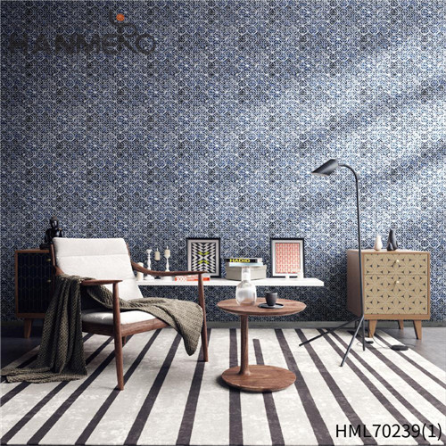 HANMERO Non-woven Cheap Geometric wallpaper for homes Chinese Style Cinemas 0.53*10M Deep Embossed
