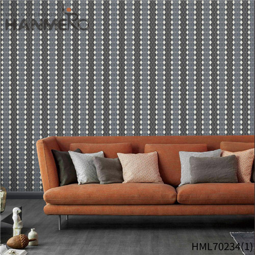 HANMERO 0.53*10M Simple Landscape Deep Embossed Modern Home Non-woven wallpaper design home