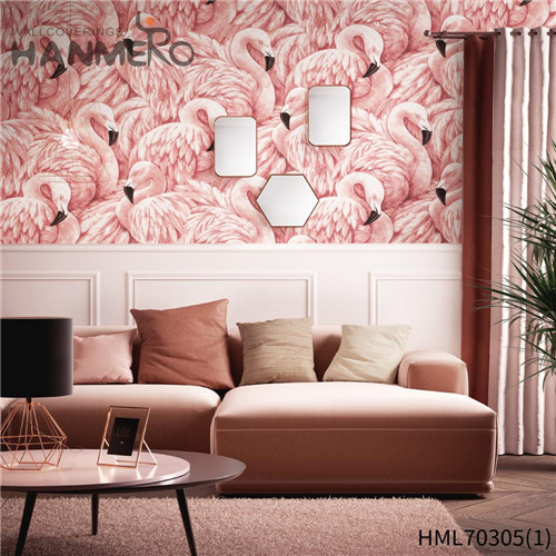 HANMERO Non-woven Simple Home Deep Embossed Modern Landscape 0.53*10M wallpaper supplies online