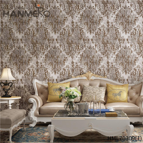 HANMERO Non-woven Modern Landscape Deep Embossed Simple Home 0.53*10M wholesale wallpaper