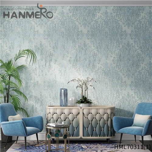 HANMERO Non-woven Simple Modern Deep Embossed Landscape Home 0.53*10M paper wall covering