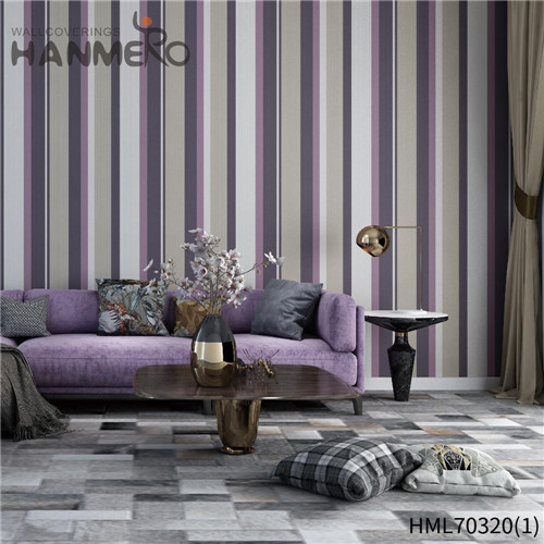 HANMERO Simple Non-woven Landscape Deep Embossed Modern Home 0.53*10M wallpaper design in bedroom
