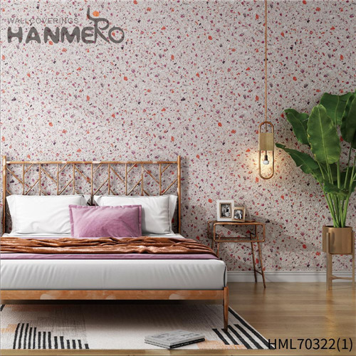 HANMERO PVC Wholesale Flowers Deep Embossed Pastoral House 0.53*10M 3d wallpaper