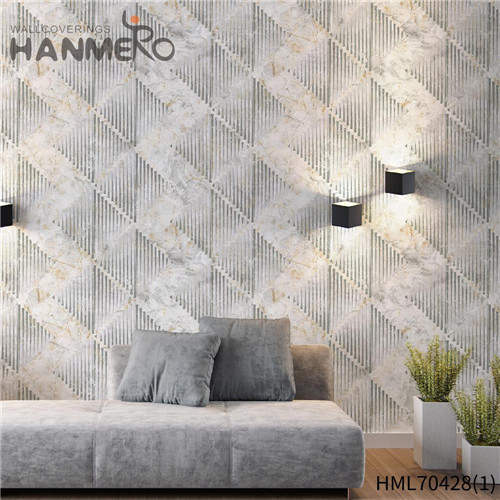 HANMERO Wholesale PVC Flowers Deep Embossed 0.53*10M wallpaper in bedroom designs Pastoral House