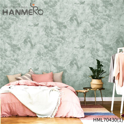 HANMERO House 0.53*10M house wallpaper price Deep Embossed Pastoral Wholesale PVC Flowers