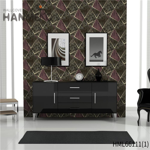 HANMERO Hallways Dealer Landscape Flocking Modern Non-woven 0.53M house wallpaper price