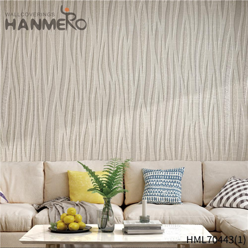 HANMERO PVC vintage wallpaper Geometric Deep Embossed Classic House 0.53*10M Hot Selling
