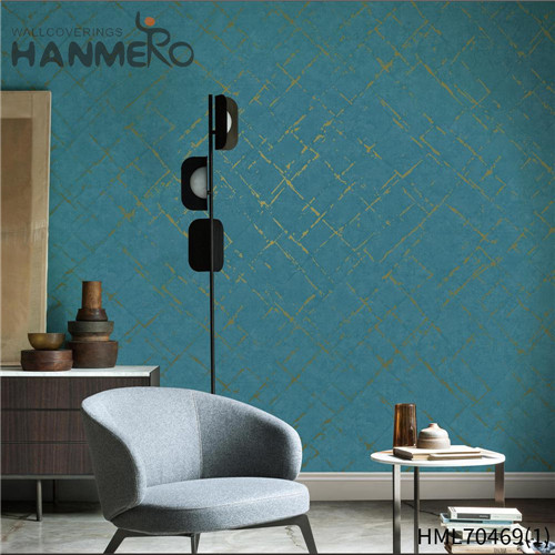 HANMERO PVC 0.53*10M Geometric Deep Embossed Classic House Hot Selling wallpaper of house