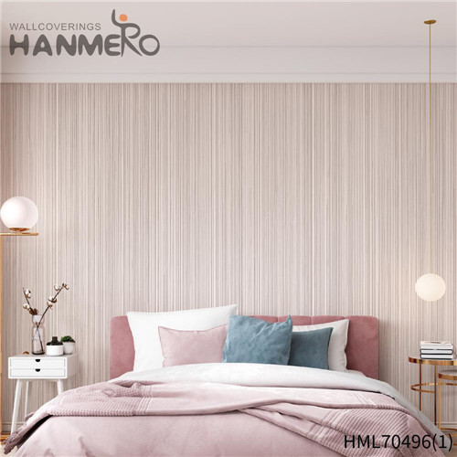 HANMERO PVC Hot Selling Geometric House Classic Deep Embossed 0.53*10M wallpaper for a bedroom