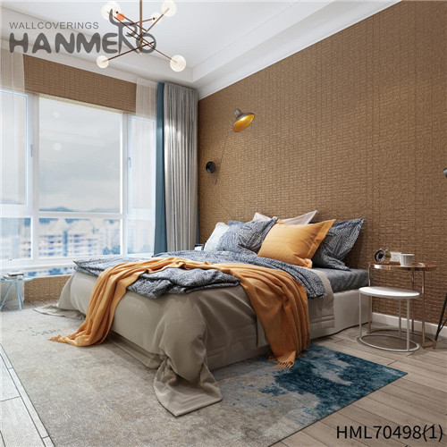 HANMERO PVC Hot Selling Geometric Deep Embossed House Classic 0.53*10M wallpaper decoration for bedroom