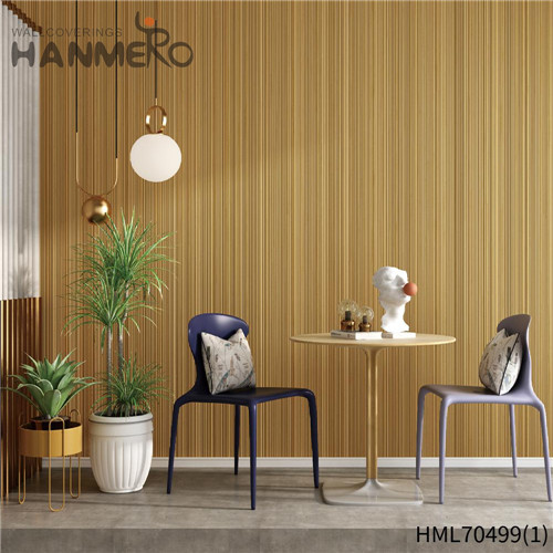 HANMERO Classic Hot Selling Geometric Deep Embossed PVC House 0.53*10M wallpaper purchase