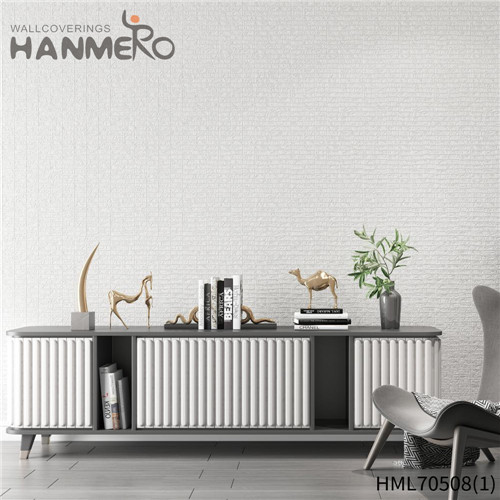 HANMERO PVC Deep Embossed Geometric Hot Selling Classic House 0.53*10M interior decor wallpaper