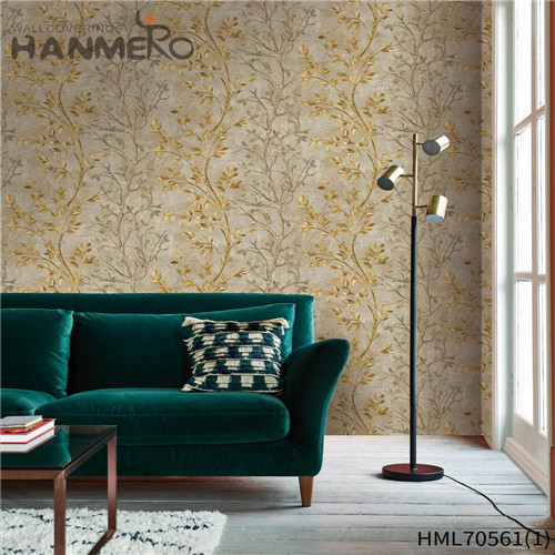 HANMERO wallpaper buy online Unique Flowers Deep Embossed European Exhibition 0.53*10M PVC