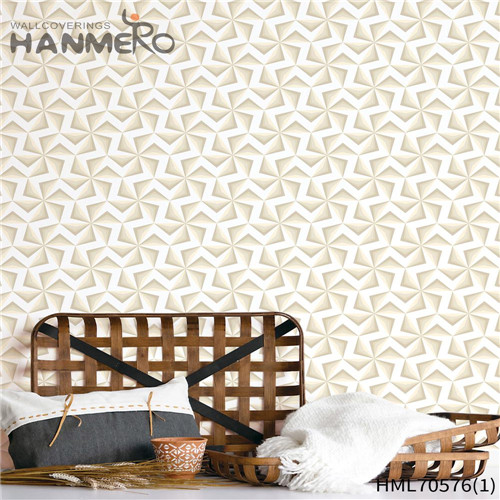 HANMERO PVC Unique Flowers Deep Embossed European wallpaper wallcoverings 0.53*10M Exhibition