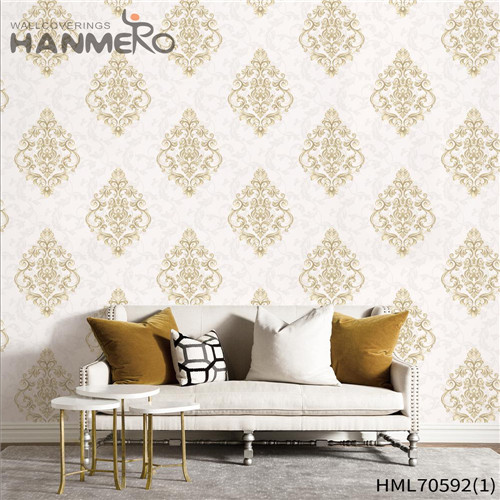 HANMERO PVC Unique 0.53*10M Deep Embossed European Exhibition Flowers wallpaper border store