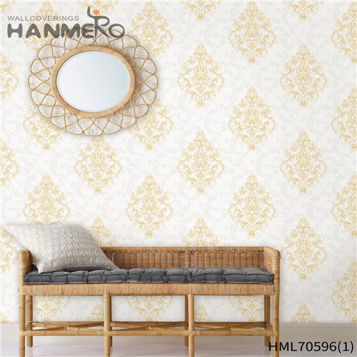 HANMERO PVC Unique Flowers 0.53*10M European Exhibition Deep Embossed modern house wallpaper