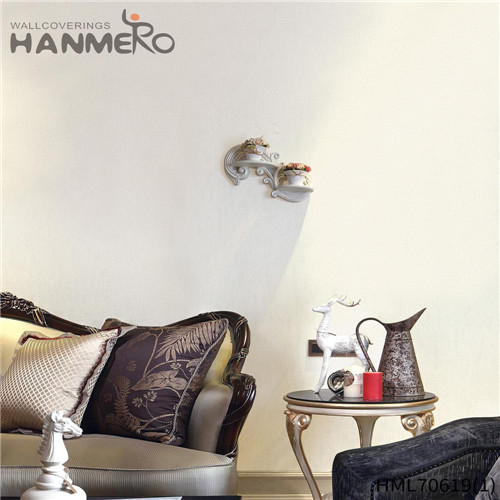 HANMERO Exhibition Unique Flowers Deep Embossed European PVC 0.53*10M house wallpaper price