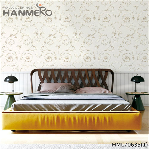 HANMERO PVC Unique Flowers Deep Embossed Exhibition European 0.53*10M stores that carry wallpaper