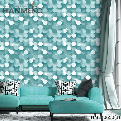 HANMERO PVC Manufacturer wallpaper home decor Deep Embossed European House 1.06*15.6M Landscape