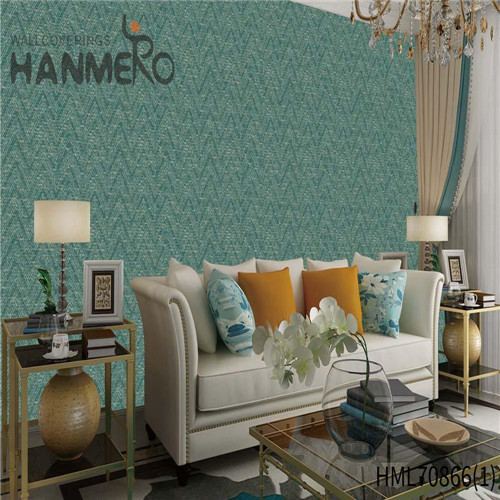 HANMERO PVC Affordable Geometric Flocking home decor with wallpaper Sofa background 0.53*10M Modern