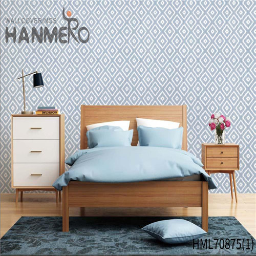 HANMERO PVC Affordable Geometric 0.53*10M Modern Sofa background Flocking best wallpapers