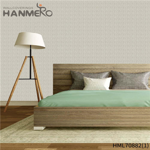 HANMERO PVC Affordable Geometric Flocking Modern 0.53*10M Sofa background where buy wallpaper