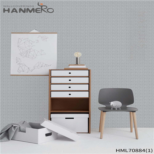 HANMERO Sofa background Affordable Geometric Flocking Modern PVC 0.53*10M walls wallpaper bedroom