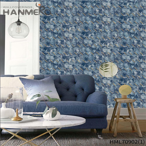 HANMERO wallpaper for room Specialized Stone Bronzing European Nightclub 0.53*10M PVC