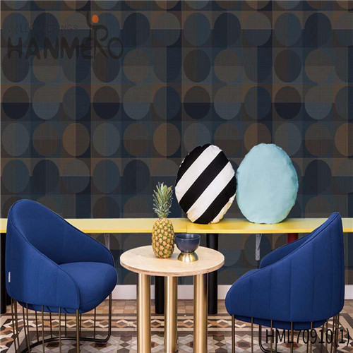 HANMERO PVC Specialized retro wallpaper Bronzing European Nightclub 0.53*10M Stone