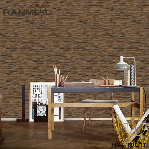 HANMERO PVC Specialized Stone Bronzing European design of wallpaper 0.53*10M Nightclub