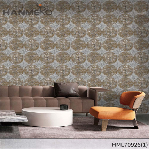 HANMERO PVC Specialized Stone Bronzing European Nightclub wallpaper decoration design 0.53*10M