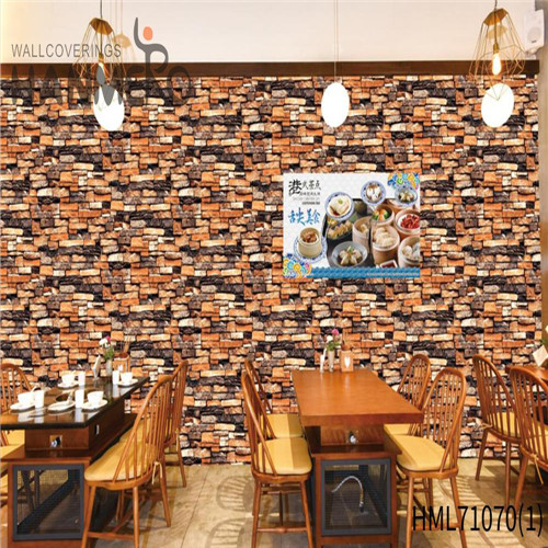 HANMERO PVC Factory Sell Directly Brick Technology Chinese Style Cinemas 0.53M contemporary wallpaper