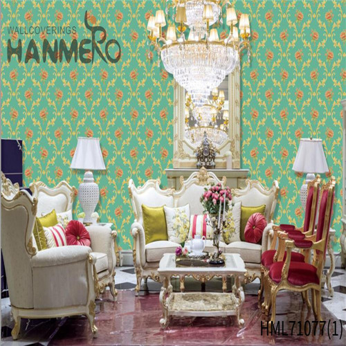 HANMERO PVC pink wallpaper Brick Technology Chinese Style Cinemas 0.53M Factory Sell Directly