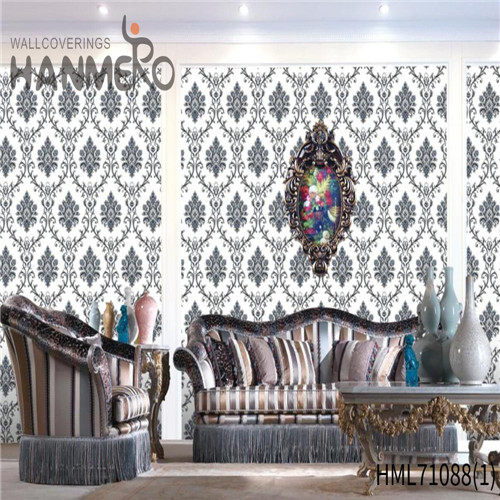 HANMERO PVC Factory Sell Directly Brick Technology Chinese Style home interior wallpaper 0.53M Cinemas