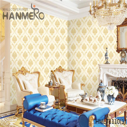 HANMERO PVC Factory Sell Directly Brick 0.53M Chinese Style Cinemas Technology buy designer wallpaper