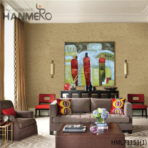 HANMERO PVC Factory Sell Directly Technology Brick Chinese Style Cinemas 0.53M wallpaper for my home