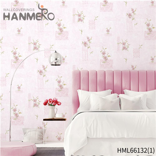HANMERO Non-woven wallpaper for the home Flowers Deep Embossed European Kids Room 0.53M Exporter