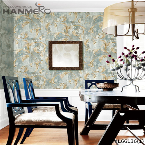 HANMERO Non-woven Exporter wallpaper kitchen Deep Embossed European Kids Room 0.53M Flowers