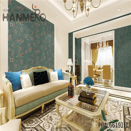 HANMERO Non-woven Kids Room Flowers Deep Embossed European Exporter 0.53M wallpaper designs bedroom