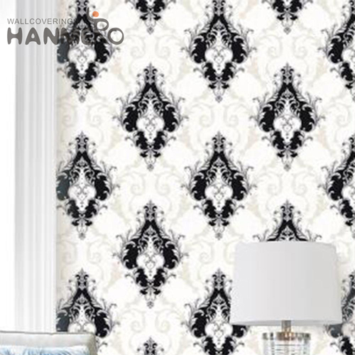 HANMERO PVC Cinemas Flowers Deep Embossed European Imaginative 1.06*15.6M image wallpaper