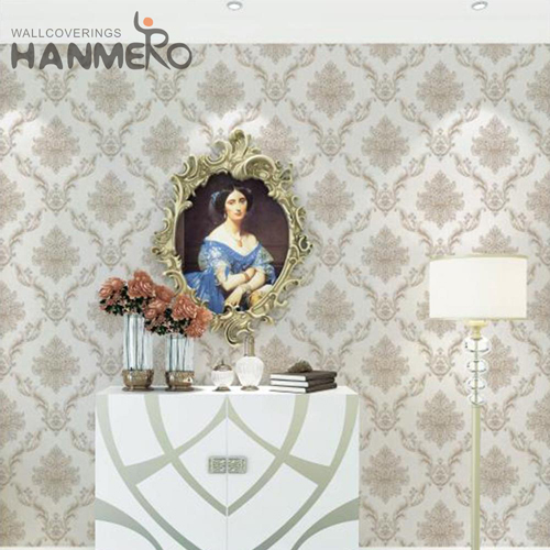 HANMERO PVC European Flowers Deep Embossed Imaginative Cinemas 1.06*15.6M home wall wallpaper