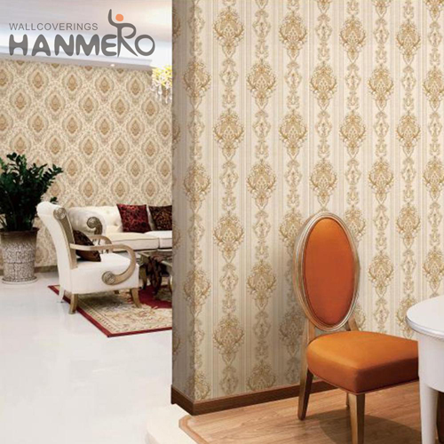 HANMERO PVC Deep Embossed Flowers Imaginative European Cinemas 1.06*15.6M wholesale wallpaper