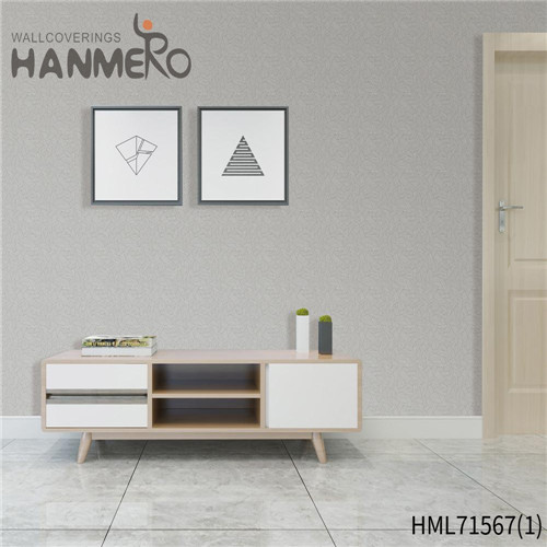 HANMERO PVC Decor wallpaper stores online Flocking Modern House 1.06*15.6M Stone