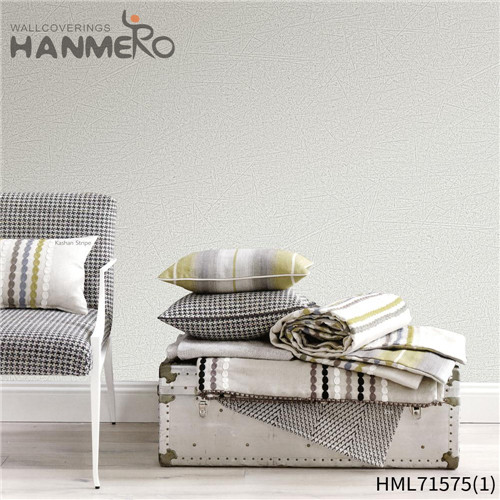 HANMERO 1.06*15.6M Decor Stone Flocking Modern House PVC wallpapers and wallcoverings