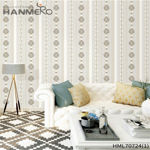 HANMERO PVC wallpaper for your home Flowers Technology Pastoral Hallways 0.53*10M Cozy