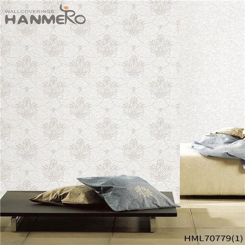 HANMERO wallpaper pattern Professional Supplier Flowers Bronzing European Bed Room 0.53*10M PVC