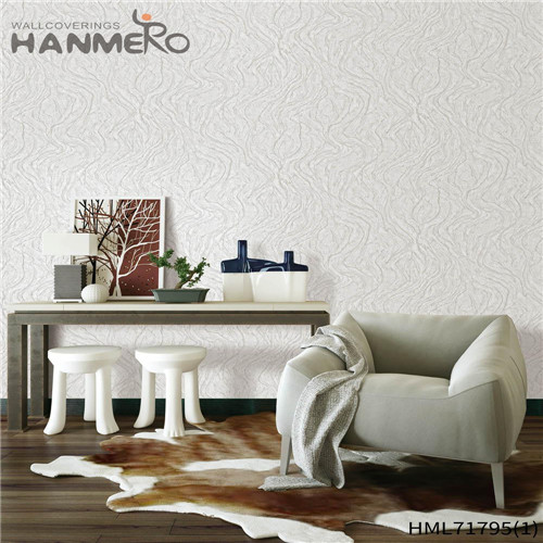 HANMERO PVC Professional Supplier Flowers 0.53*10M European Bed Room Bronzing wallpaper patterns for kitchen